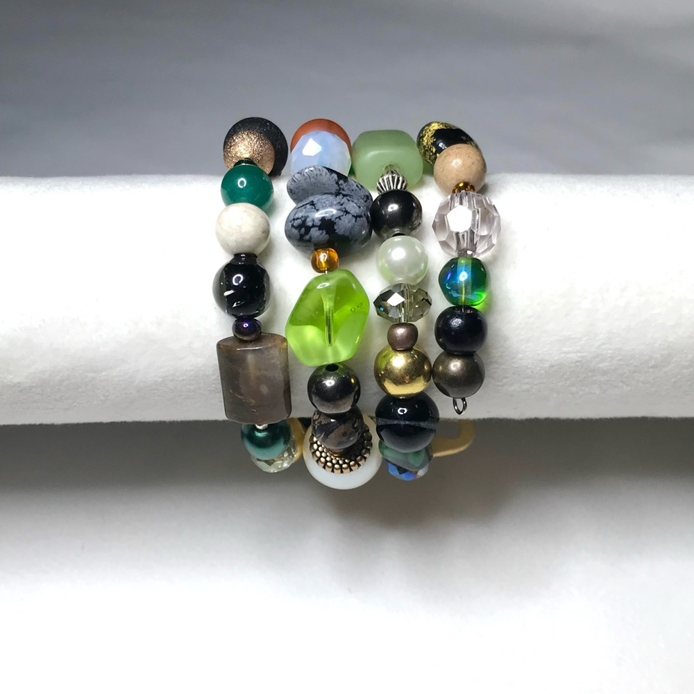 Handmade Bracelet with Vintage and Modern Elements (NB54-5H) New Without Tags - Picture 6 of 9